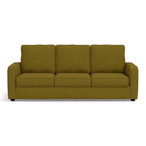 Apollo Compact Sofa Set (Colour : Olive Green, Cushion : Soft, Back Type : High Back, Seater : 3+1+1)