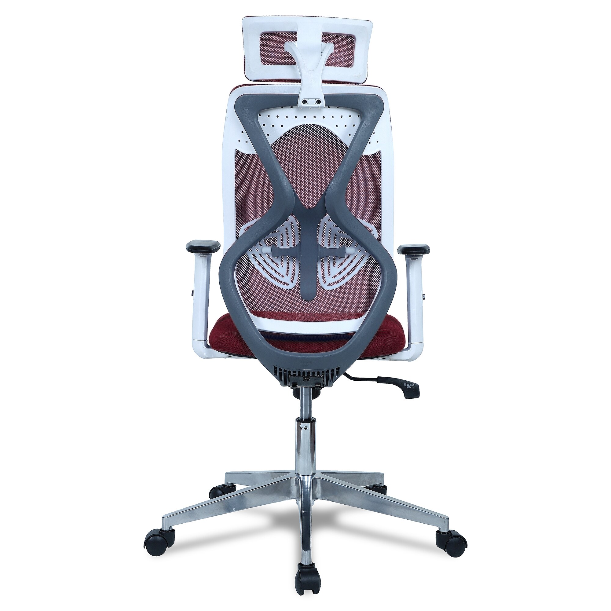 Wiweangs High Back Ergonomic Chair in Maroon Colour