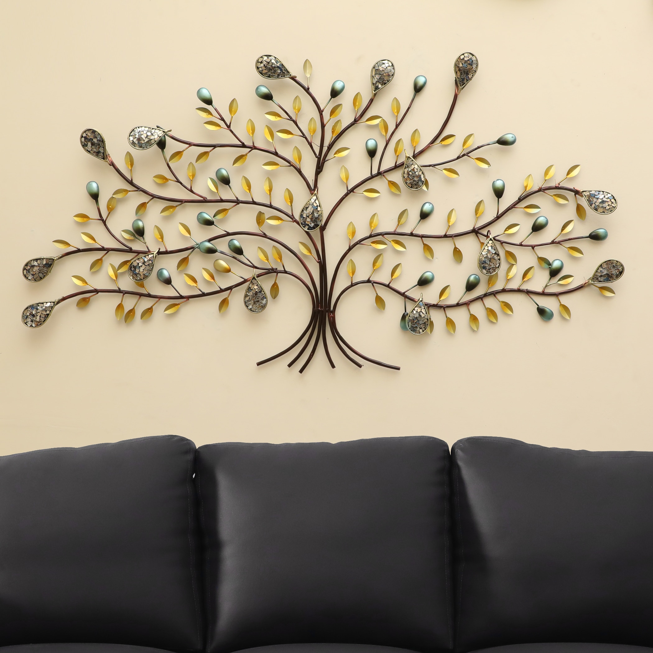 W-Yashvi Abstract Metal Wall Decor in Multicolor Set of 1