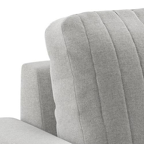Granada Essential 3 Seater Fabric Sofa in Vapour Grey Colour