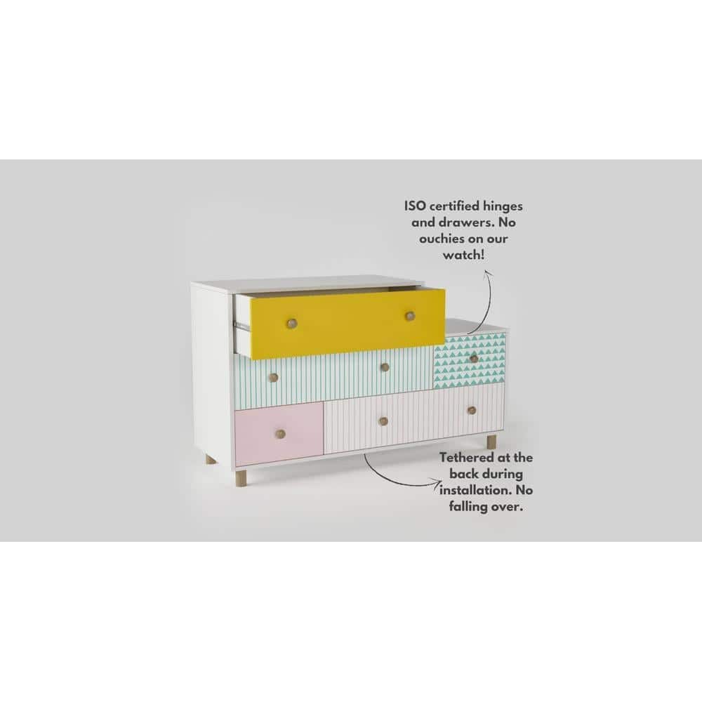 Untangled Chest of Five Drawers