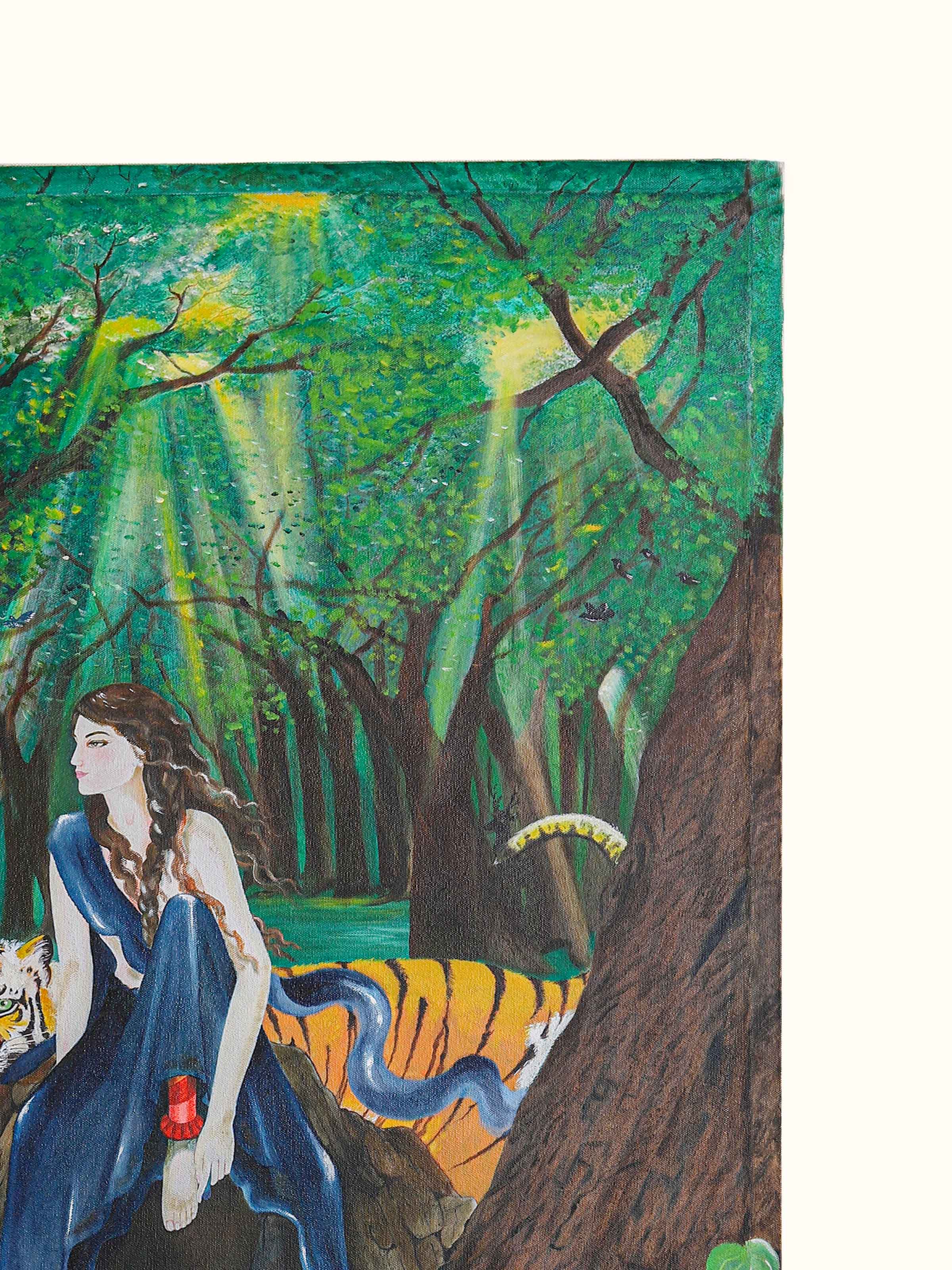 The Lakeside Thangka Painting