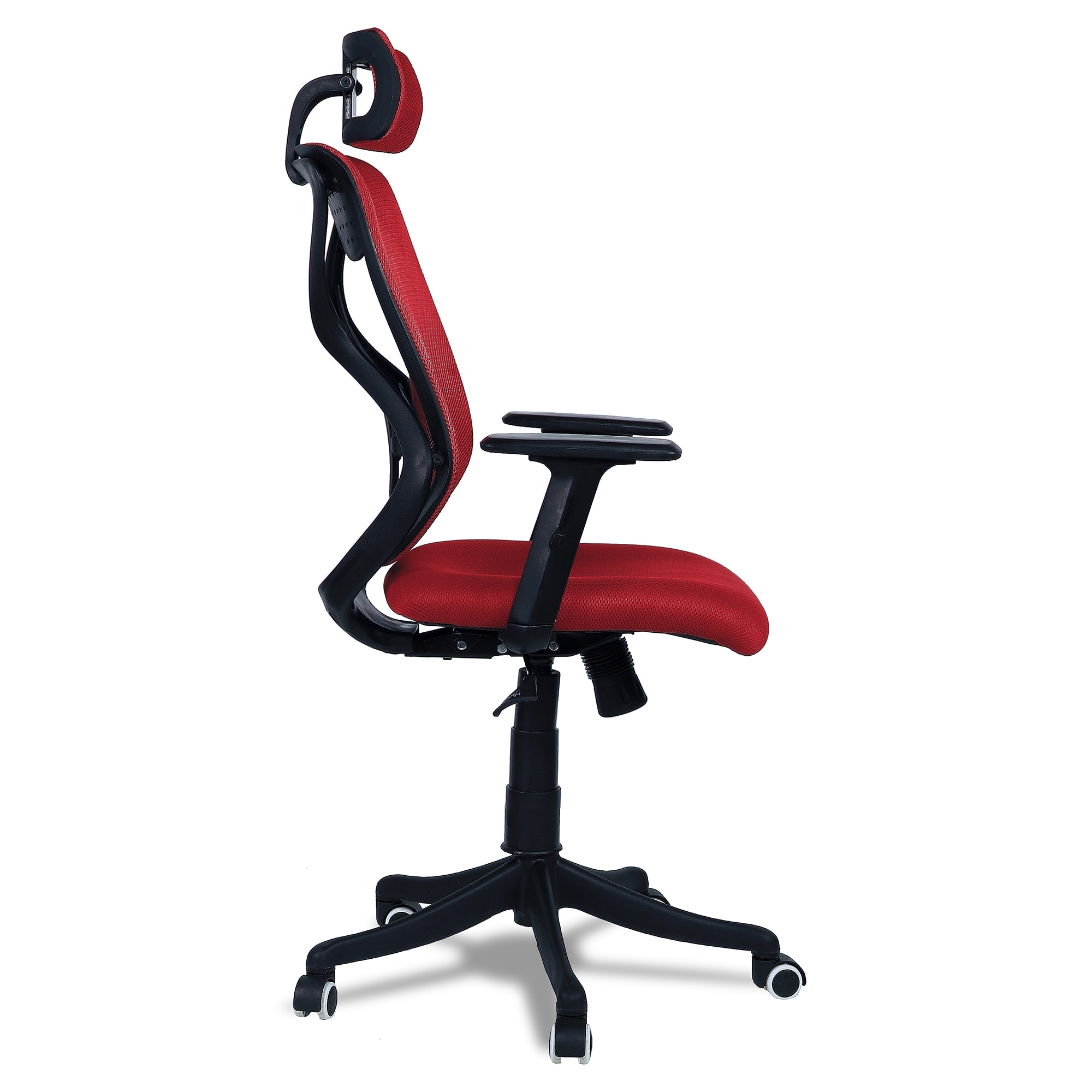 Zeeazyana High Back Ergonomic Chair in Red Colour