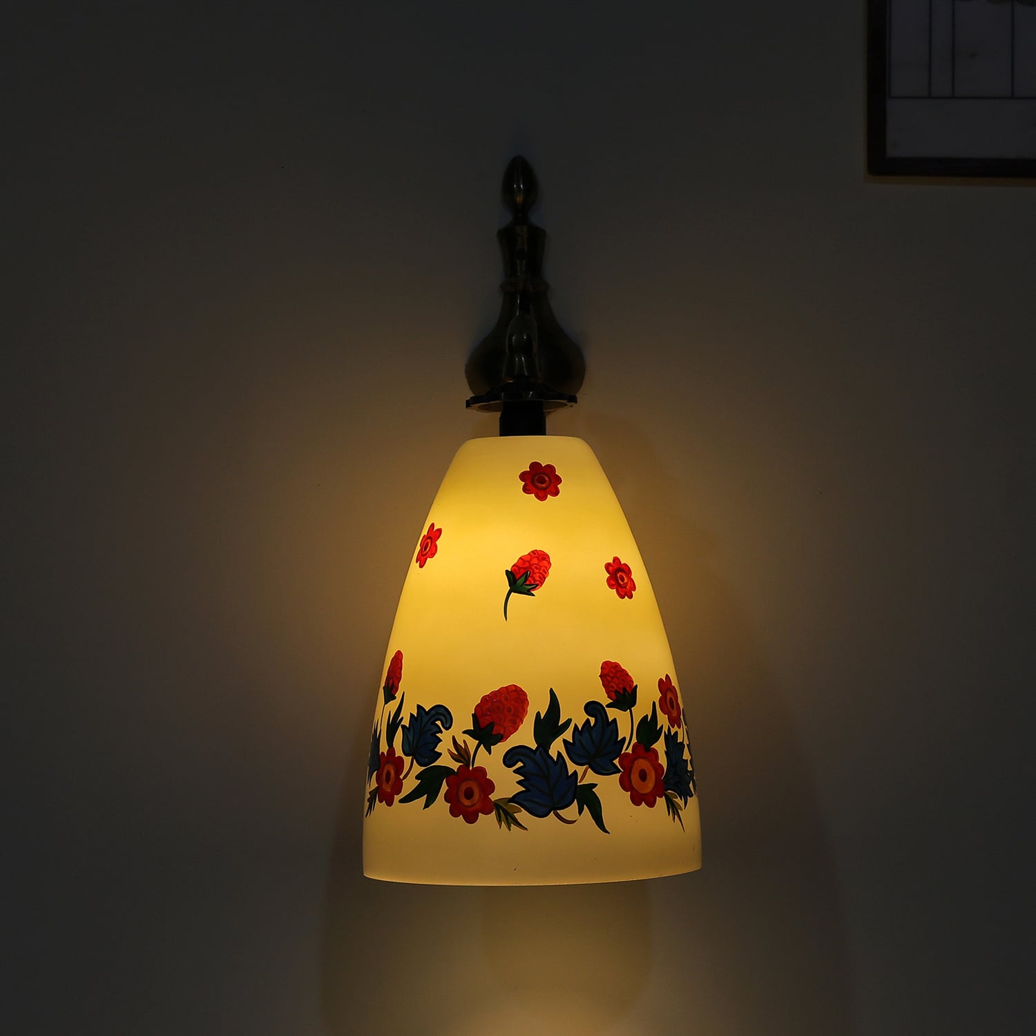 Enamoured Electric Wall Light in White Colour - Posh N Plush
