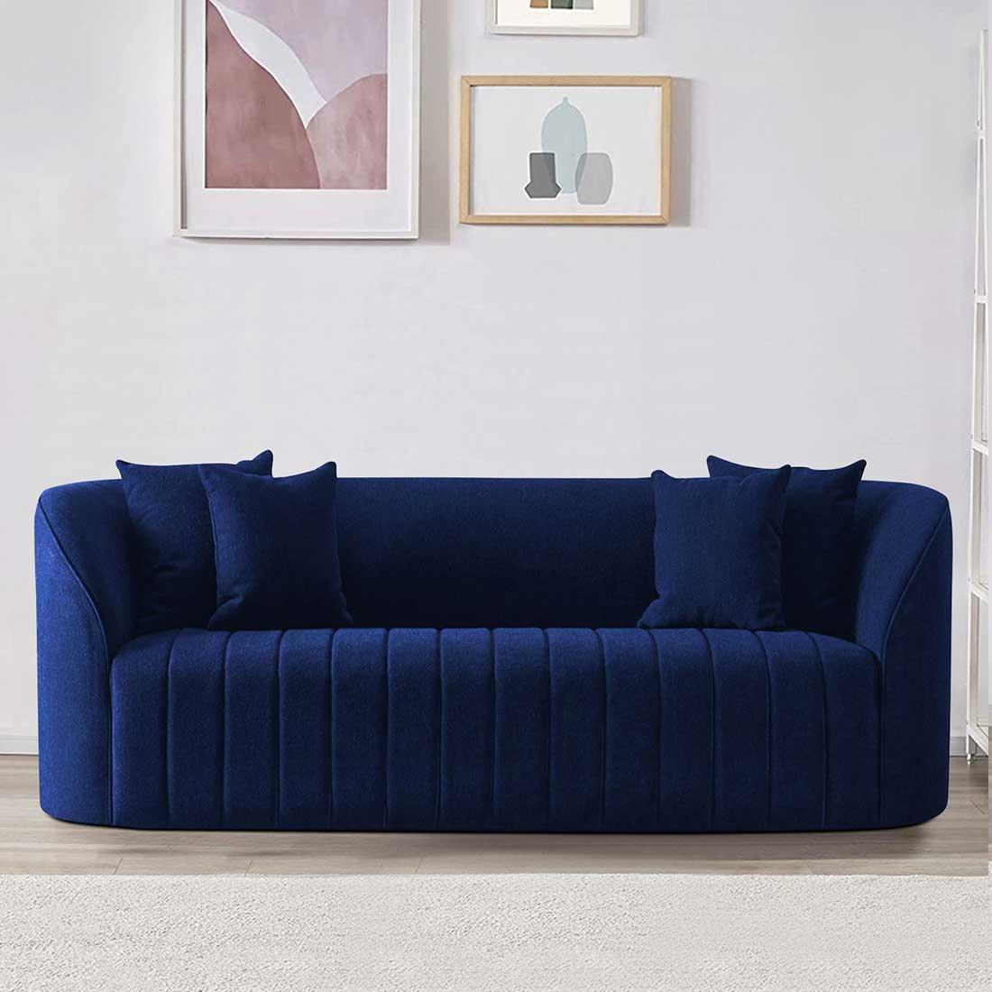 Baiwang Fabric Sofa (Navy Blue)
