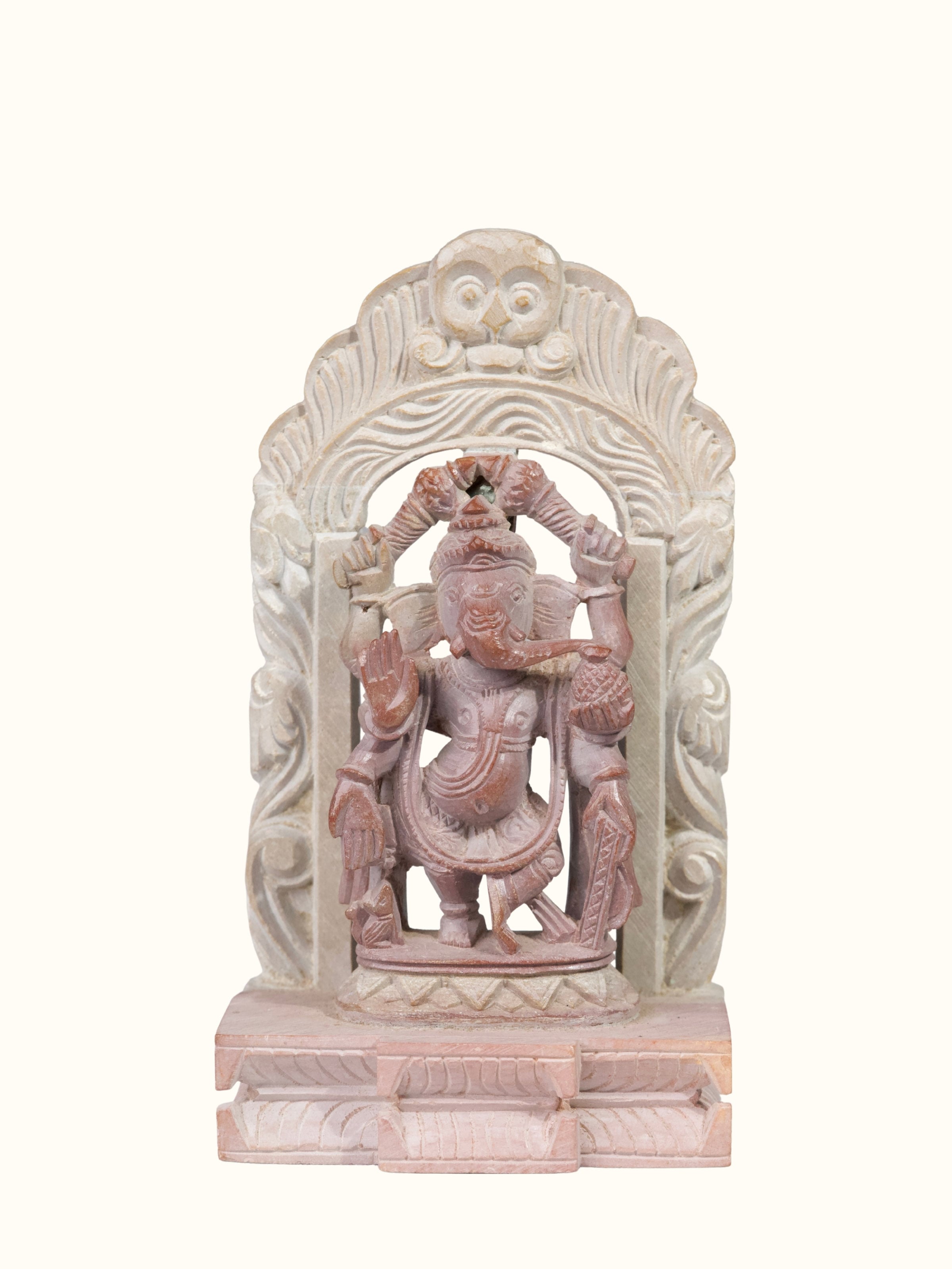 Stone Carved Ganesha Idol