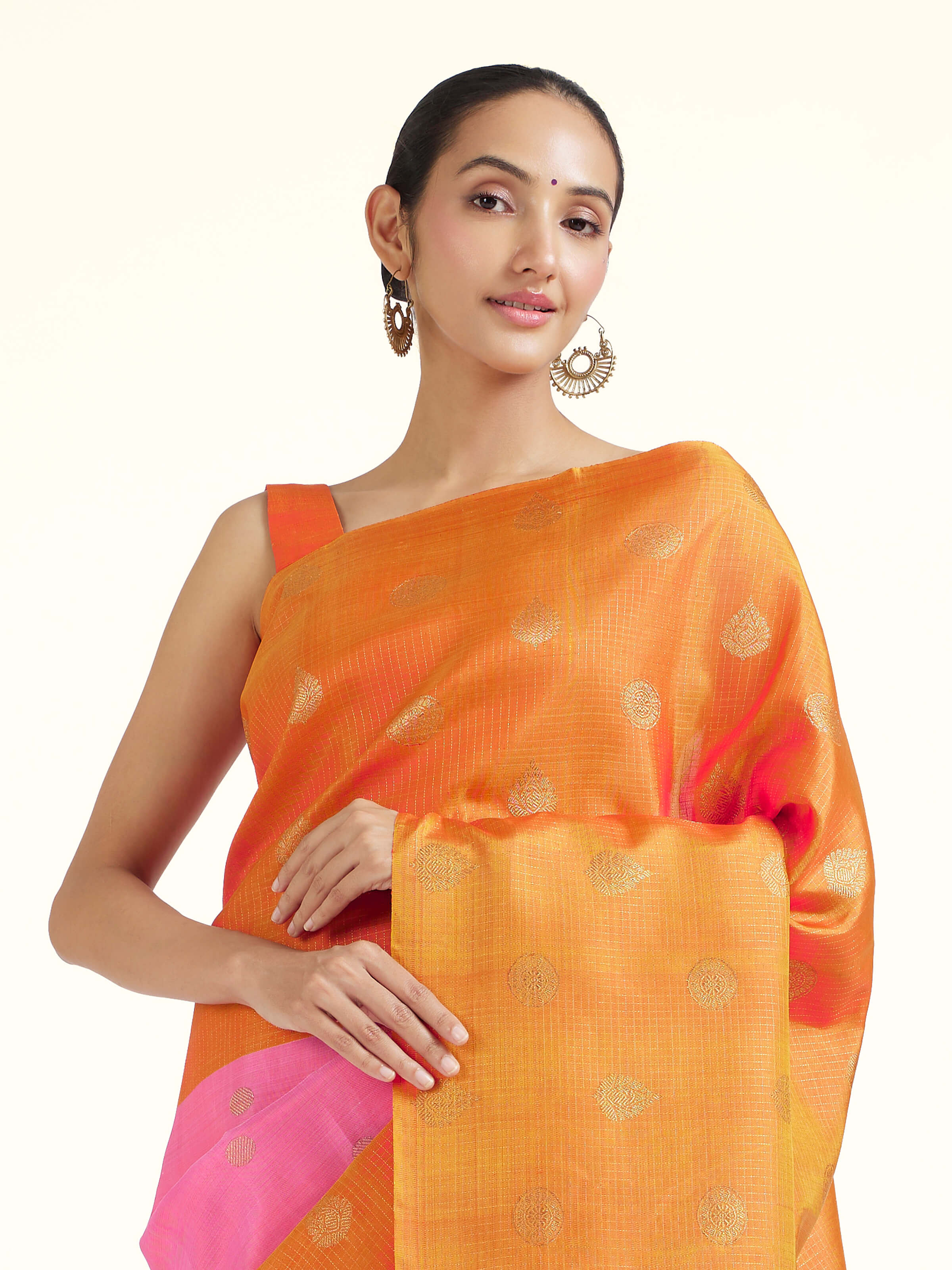 Lavender Silk Kancheepuram Saree