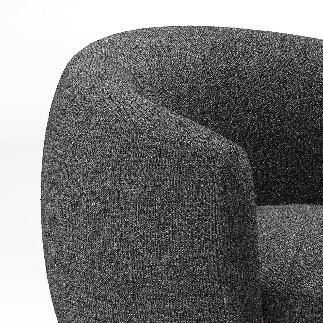 Eclipse Lounge Chair in Charcoal Colour
