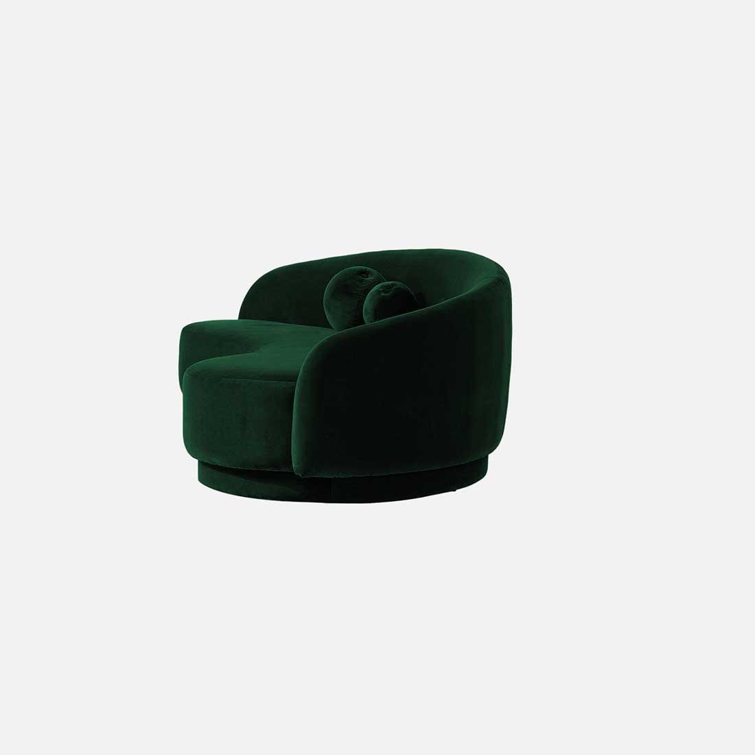 Tarron Fabric Sofa (Green)