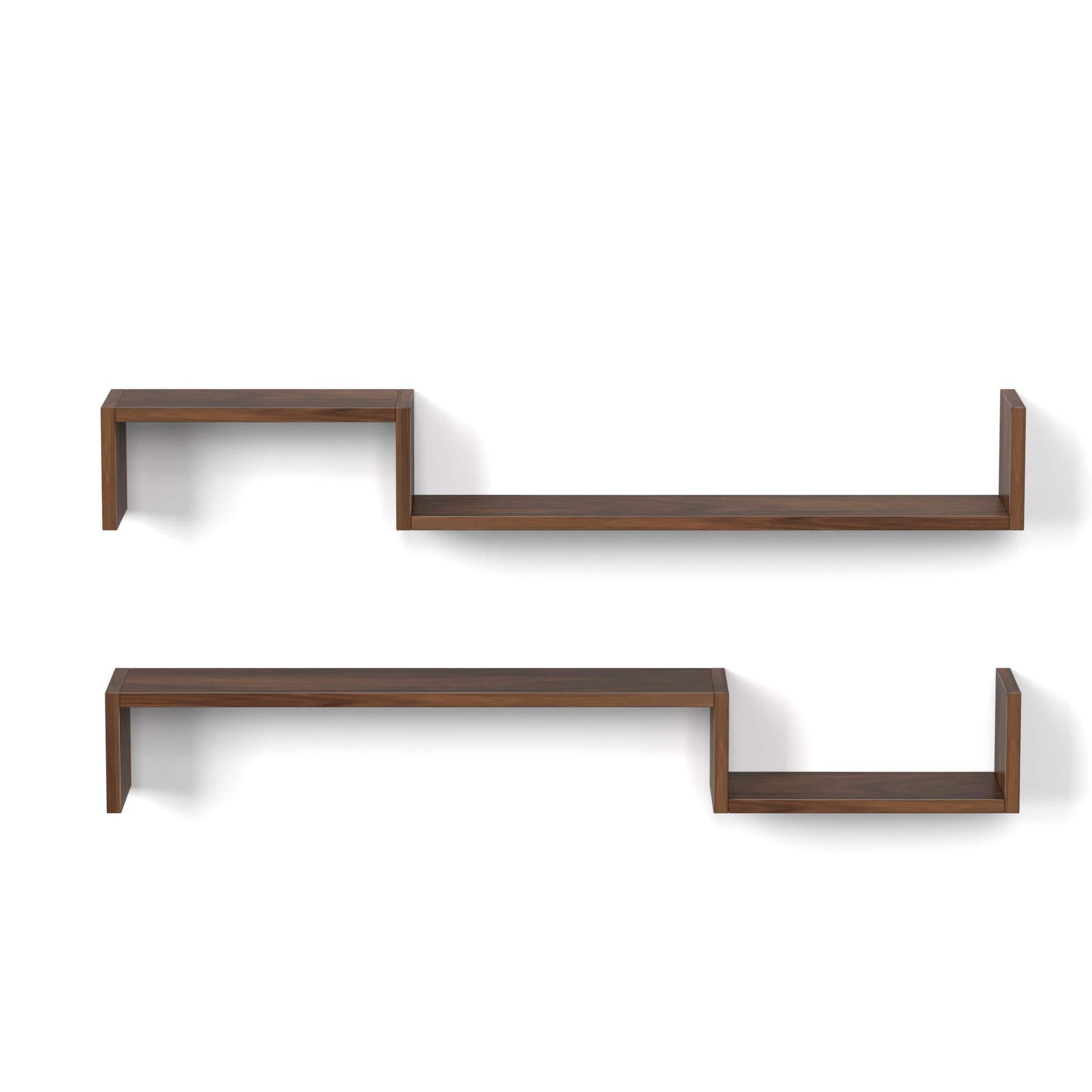 Riley Engineered Wood Wall In Brown Maple Finish