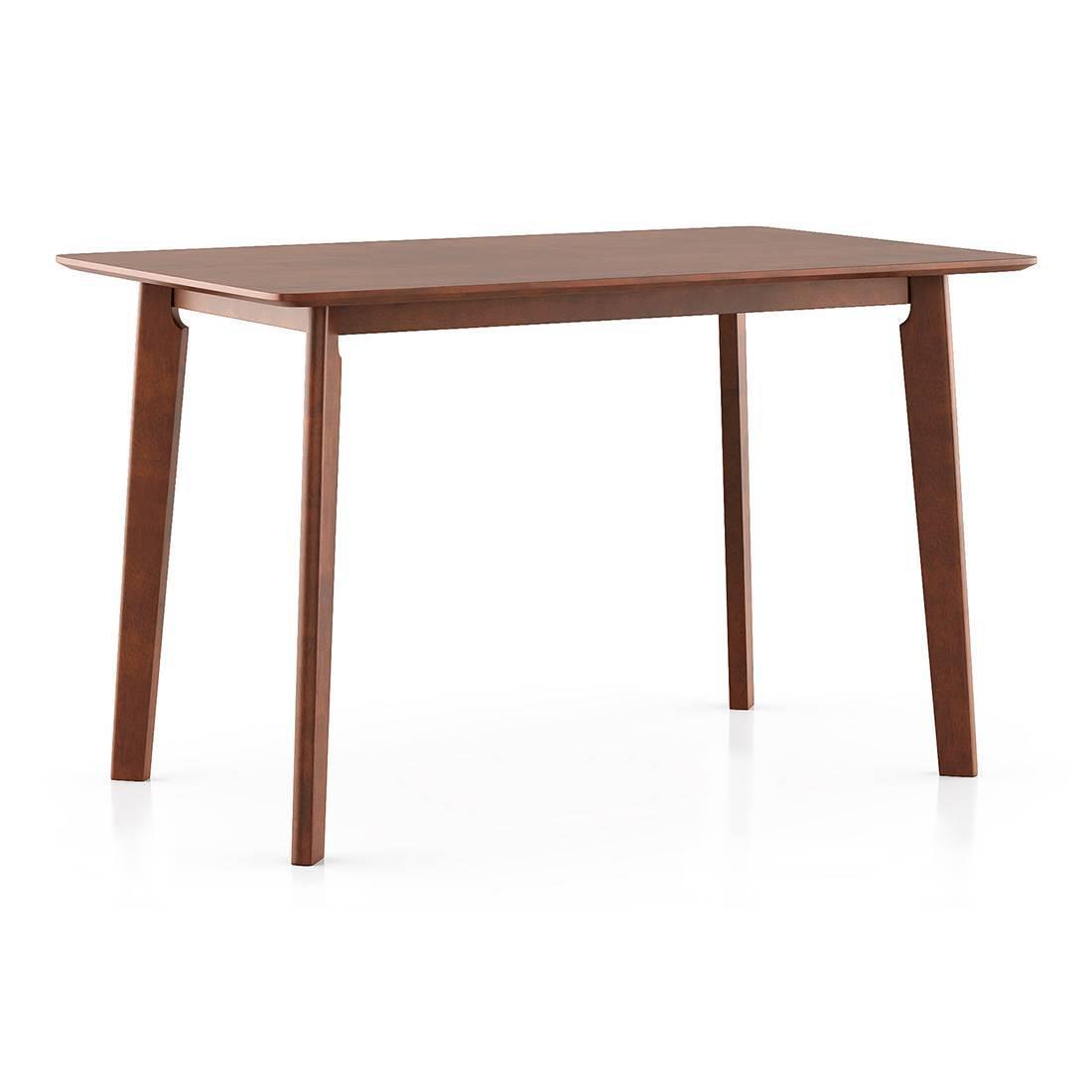 Augusta 4 Seater Dining Table In Dark Walnut Finish