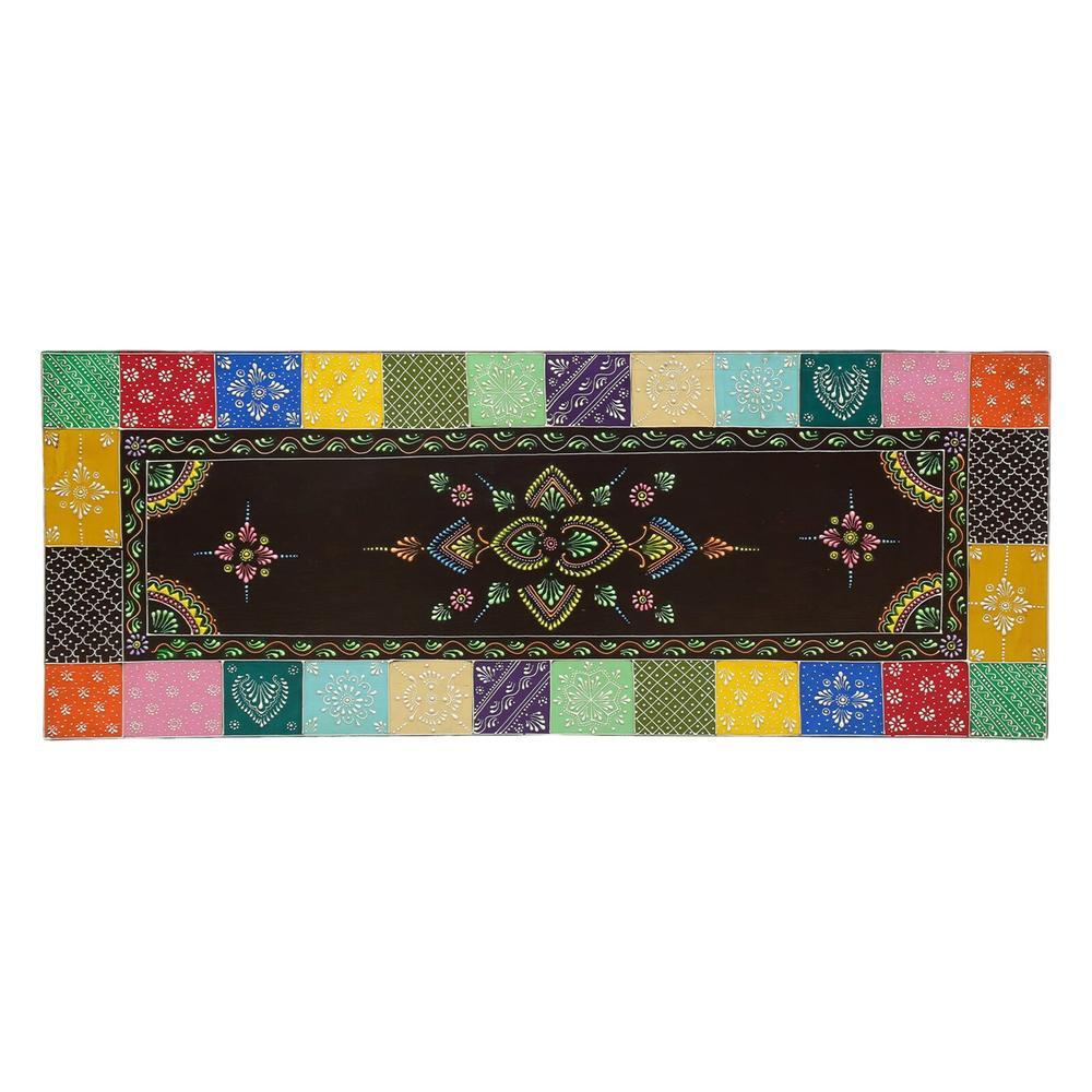 Amara Solid Wood Hand Painted Chest Of Drawer in MultiColour