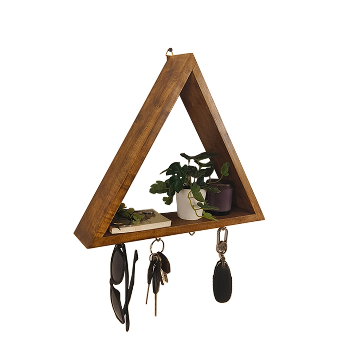 Noah Wooden Wall Organiser With Key Holders-image-43