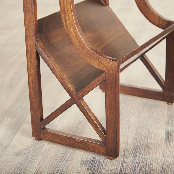 Mosby Solid Wood Side Table in  Natural Finish