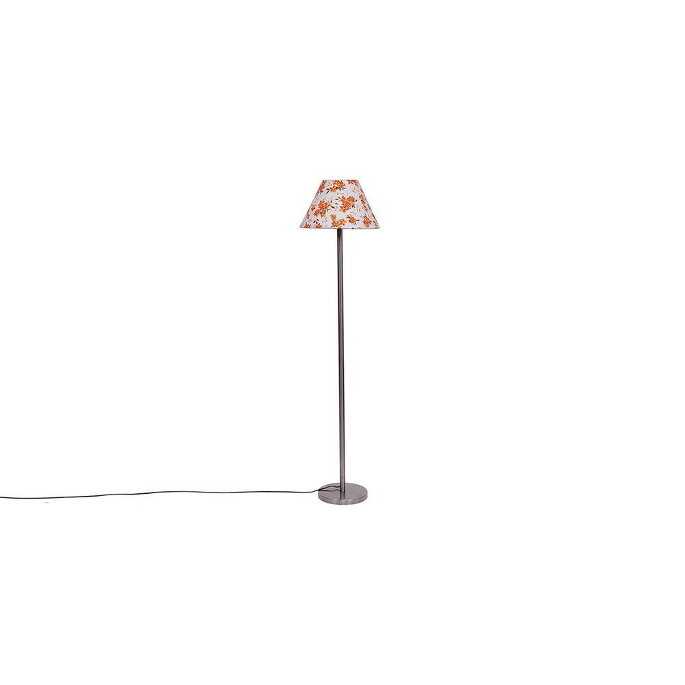 Dessa Multicolour Cotton Shade Floor Lamp