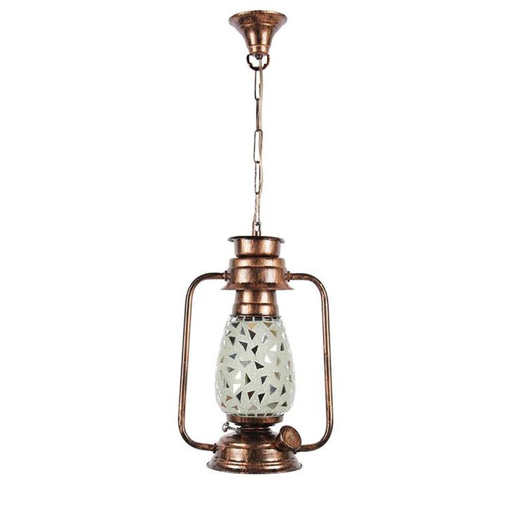 Sloane Multicolor Metal Lantern Hanging Lamp