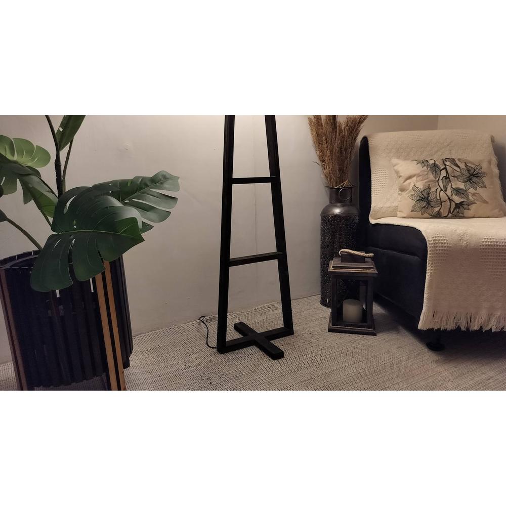 Salita Beige Jute Floor Lamp with Beige Jute Base