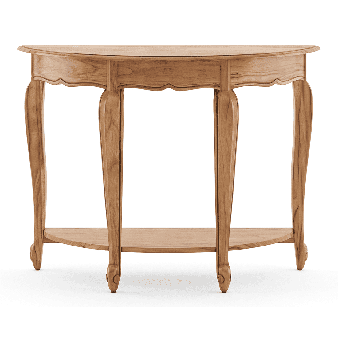 Taahira Console Table in Natural Teak Finish