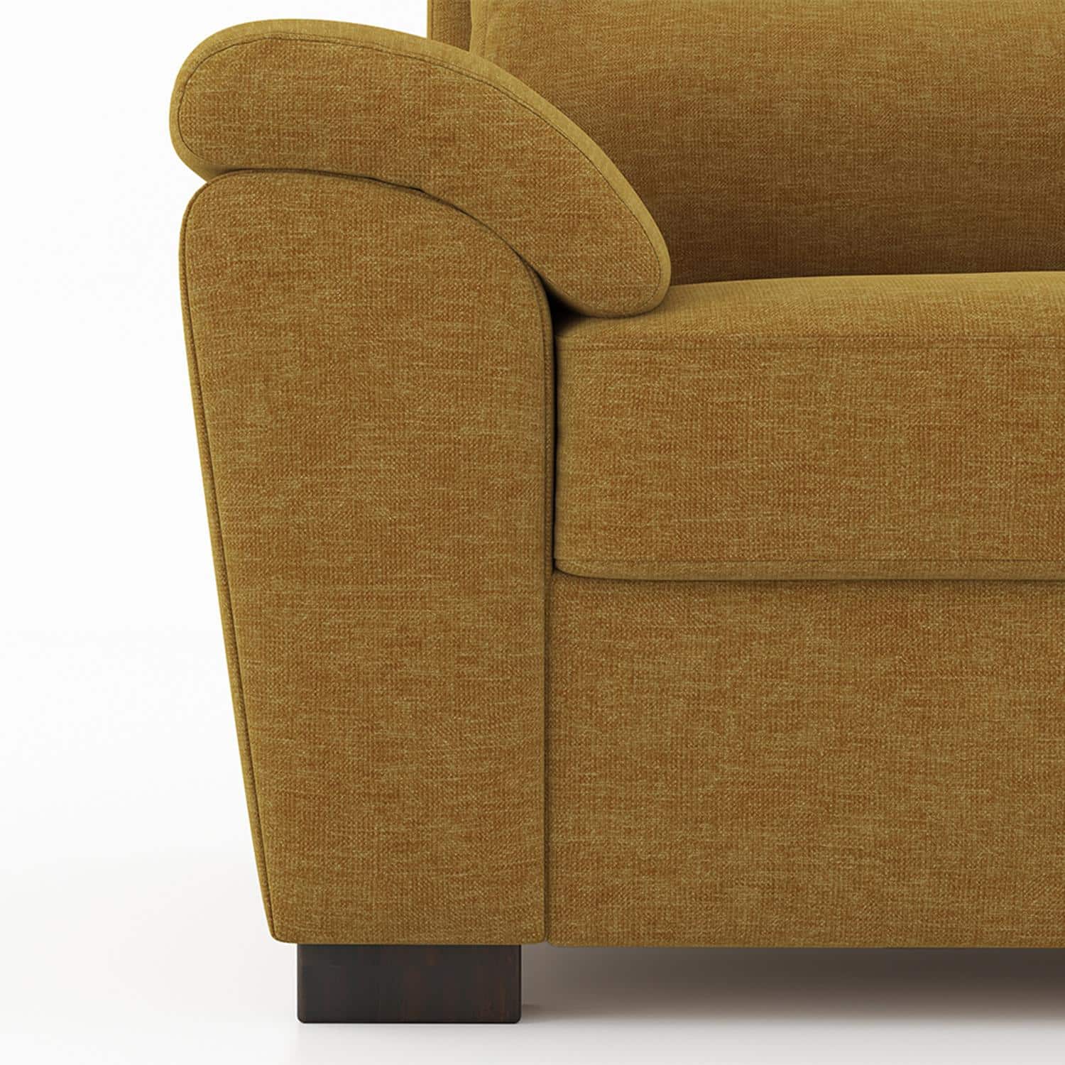 Adelaide Sofa Set (Colour: Ochre, Seater: 2+1+1)