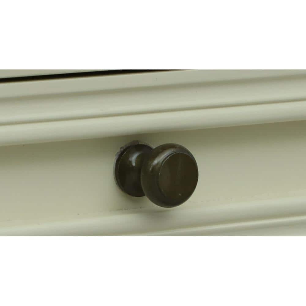 Solid Wood Bedside Table In Tulip Finish With Drawer