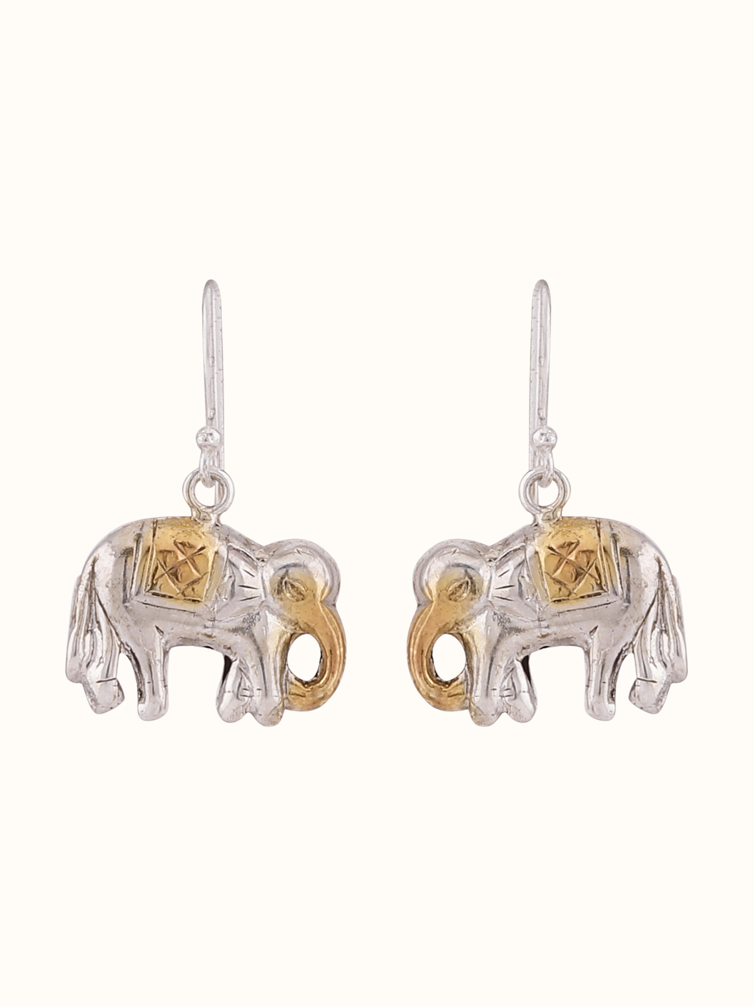 Silver Smithing Drops Earrings