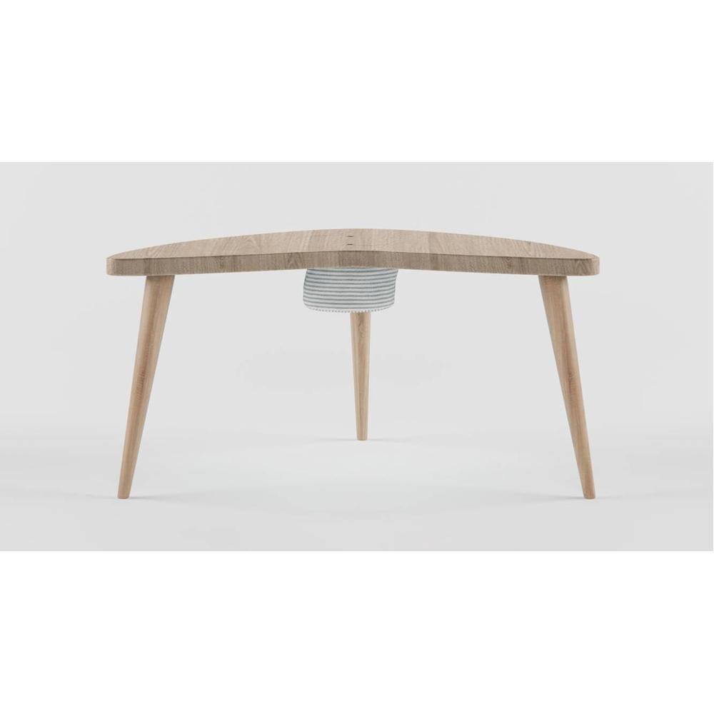 Boomerang Table Storage - Oak