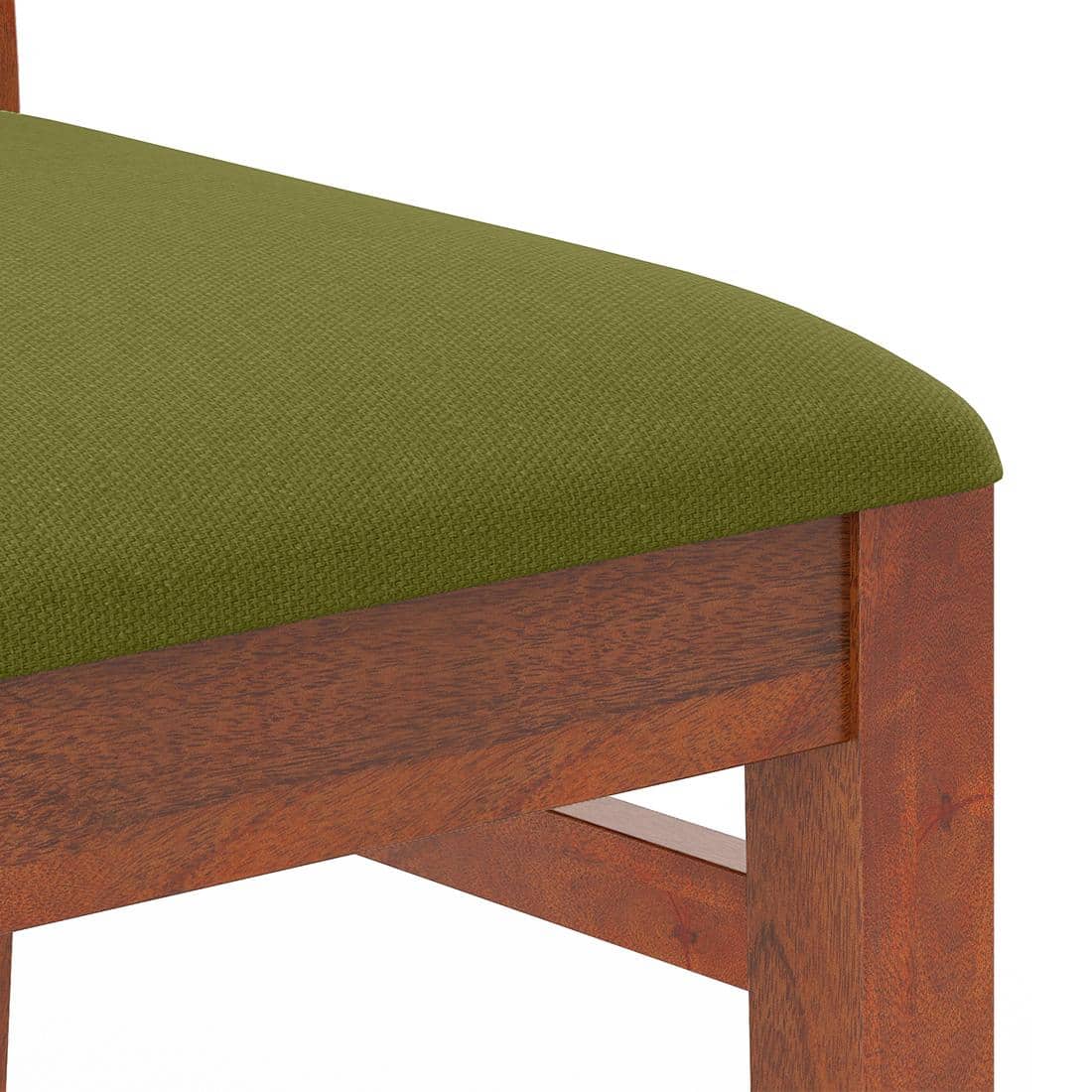 Atlas Crest Solid Wood 4 Seater Dining Table With Atlas Dining Chairs Set