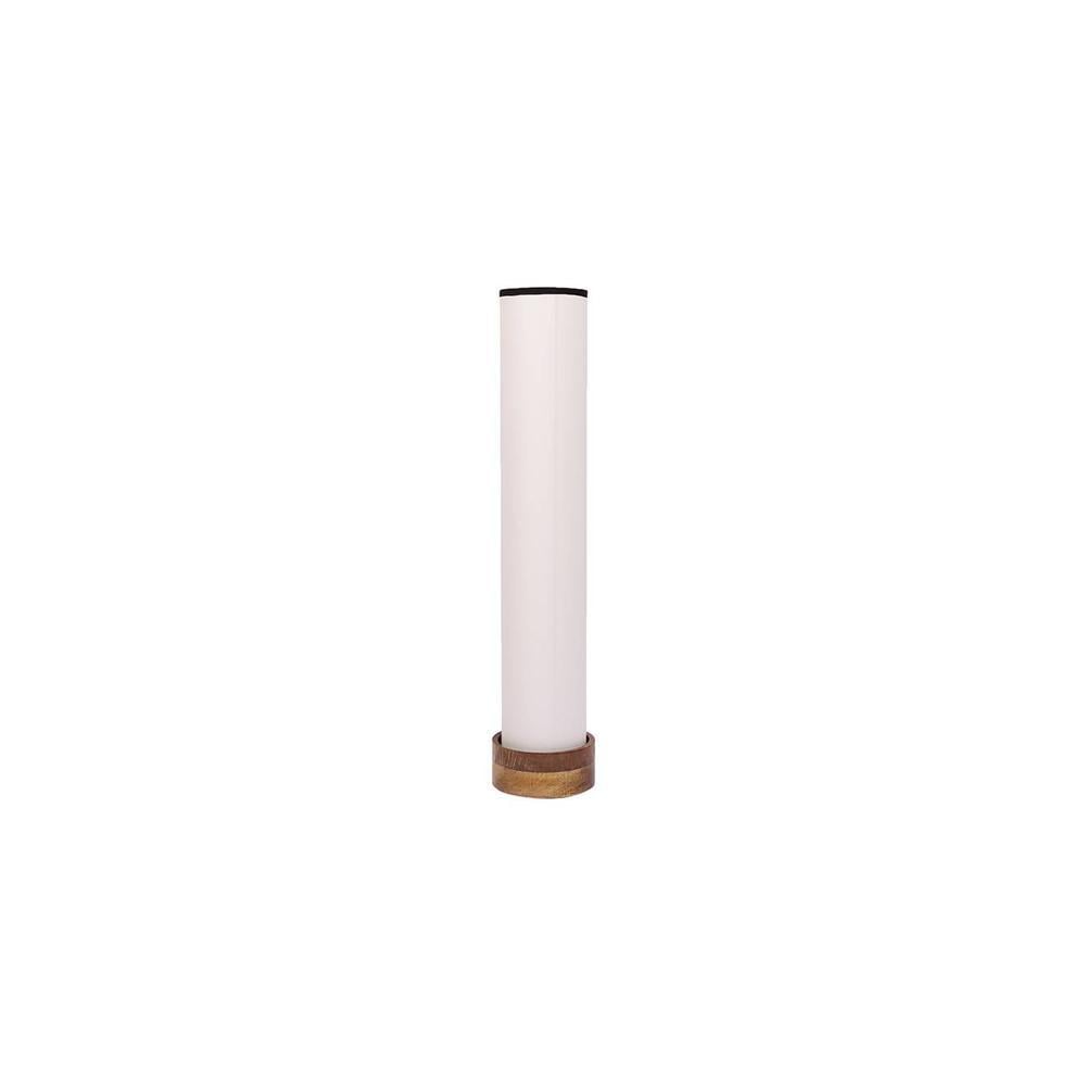 Carrie White Cotton Shade Floor Lamp