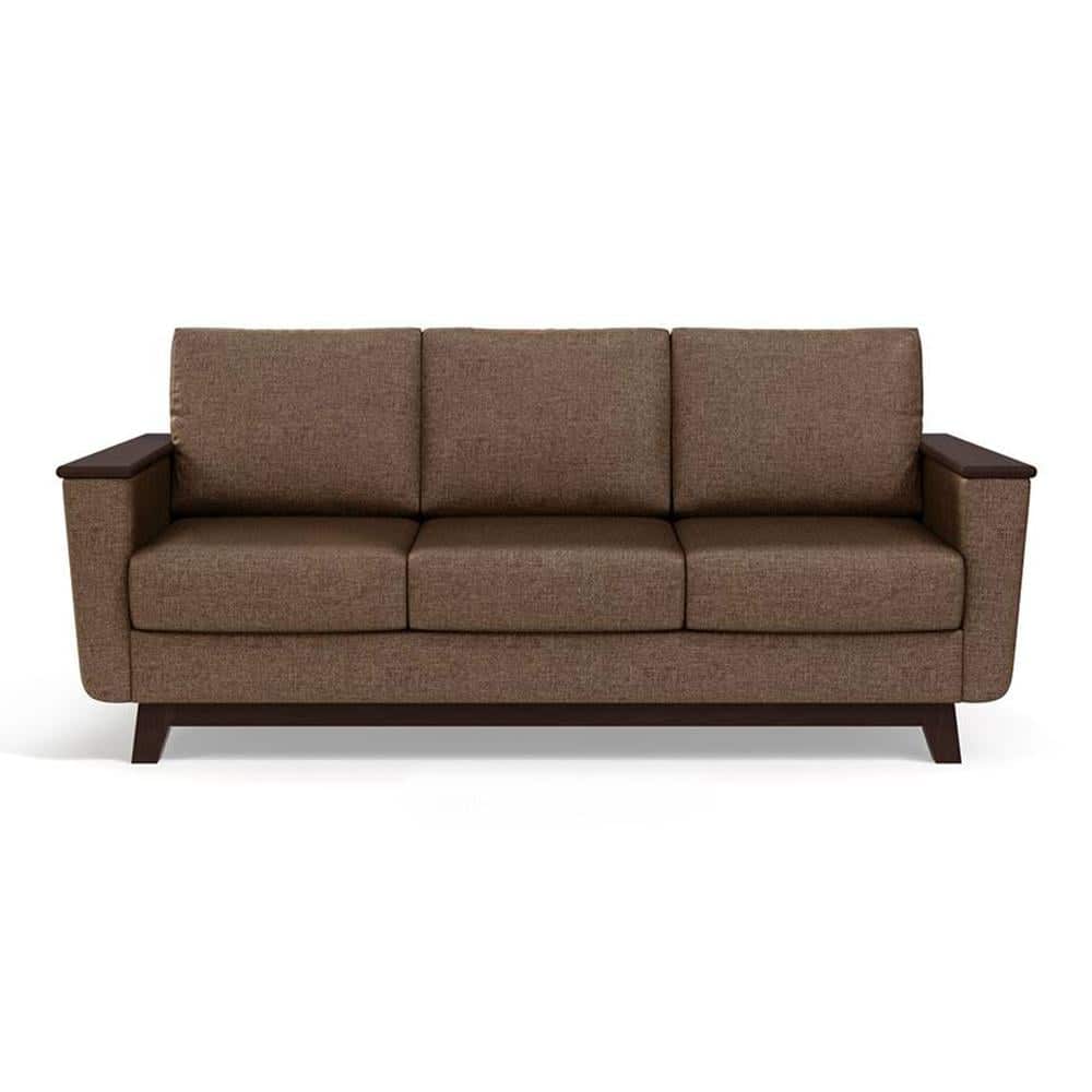 Corby Essential 3 Seater Fabric Sofa in Mocha Colour