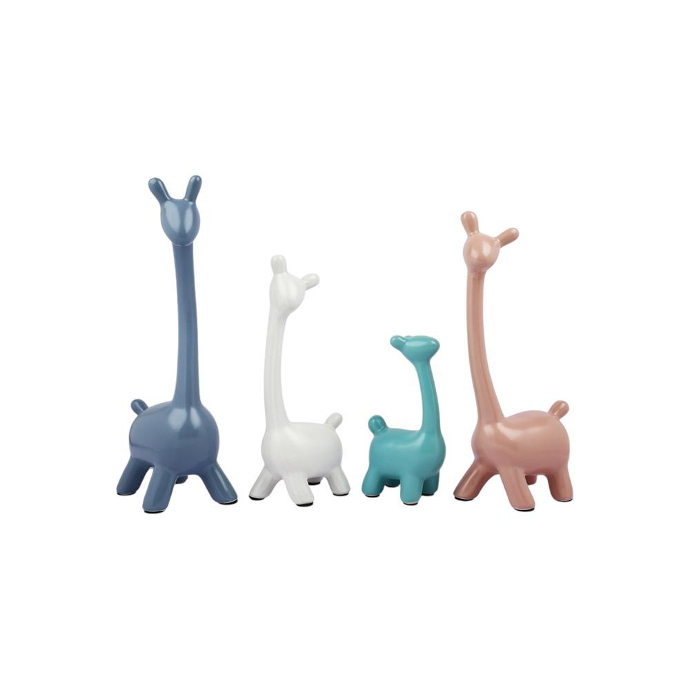 Set Of 4 Graceful Giraffe Showpieces