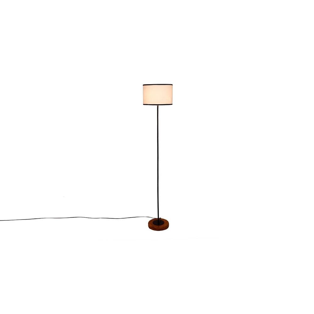 Emme Multicolour Cotton Shade Floor Lamp