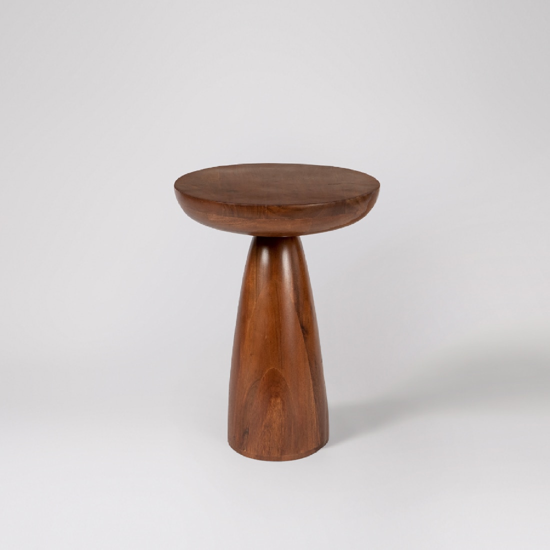 Cole Solid Wood Side Table in Brown Colour - Orange Tree