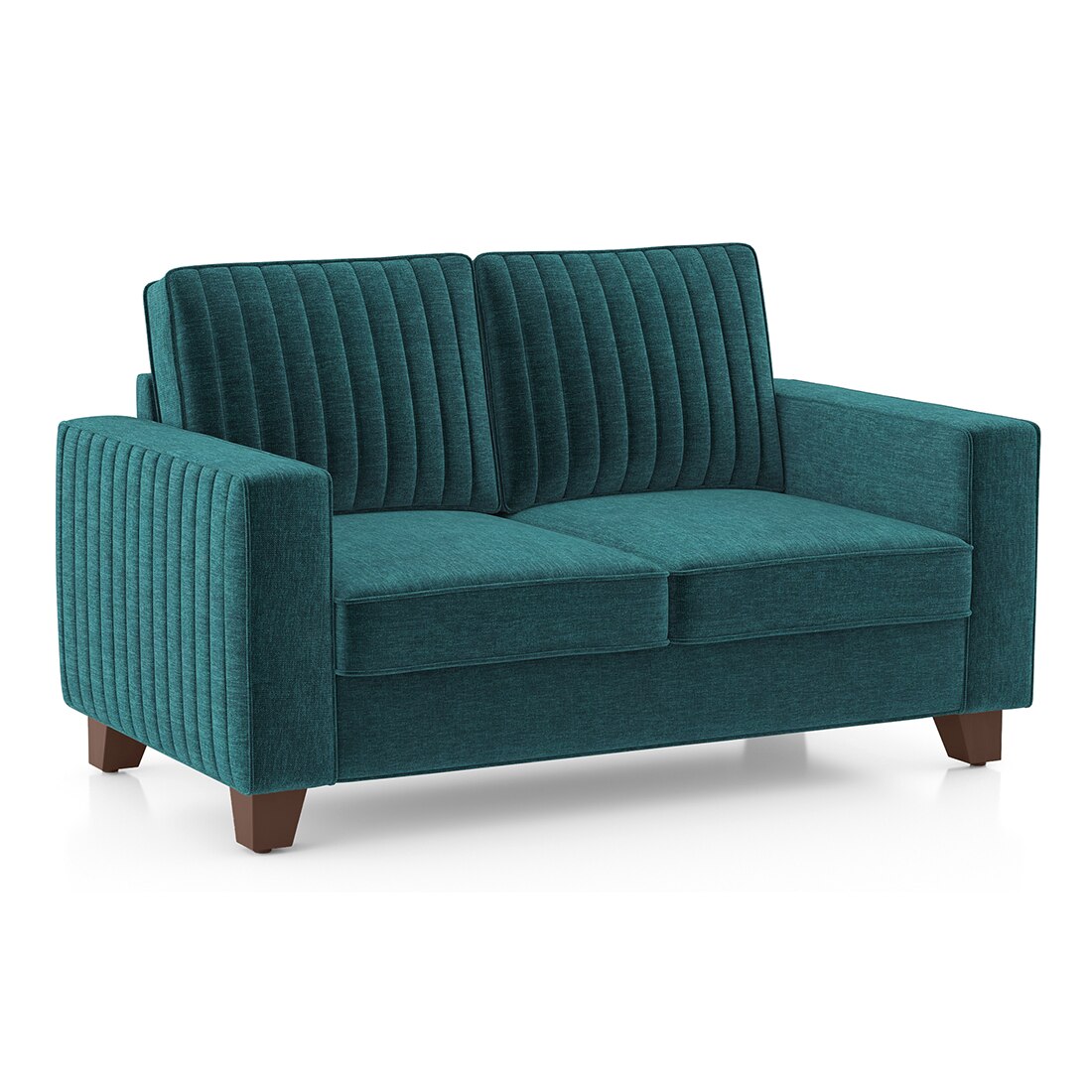 Apollo Neo 2 Seater Fabric Sofa in Malibu Colour (Back Height : Regular, Cushion Type : Hard)