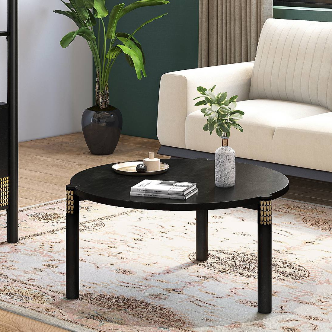 Gaku Coffee Table, Black - Urban Ladder