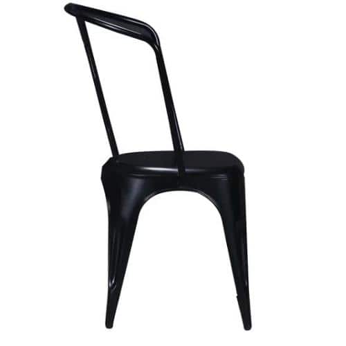 Onyx Iron Dining Chair in Black Colour