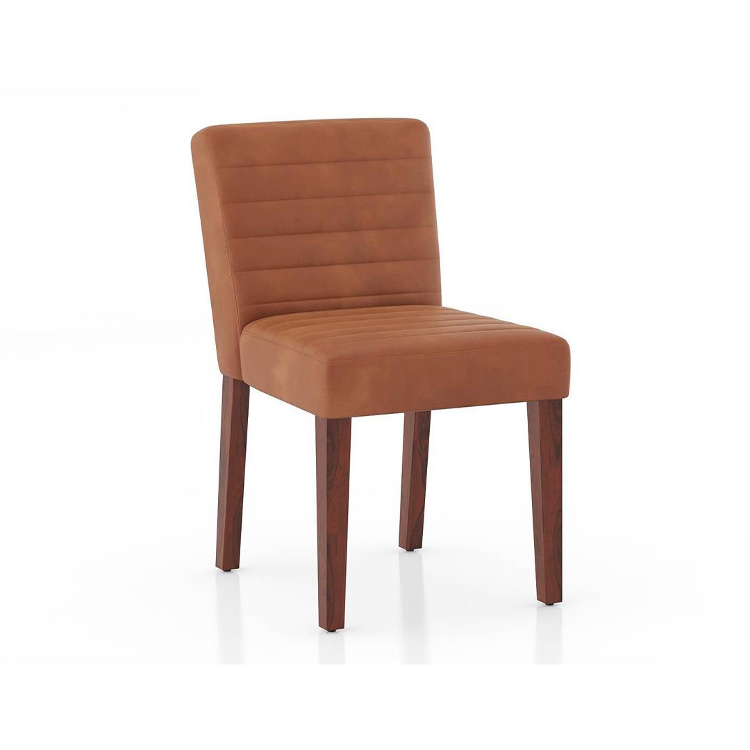 Atlas Solid Wood 6 Seater Dining Table With Set Of 6 Ludo Upholster Dining Chair