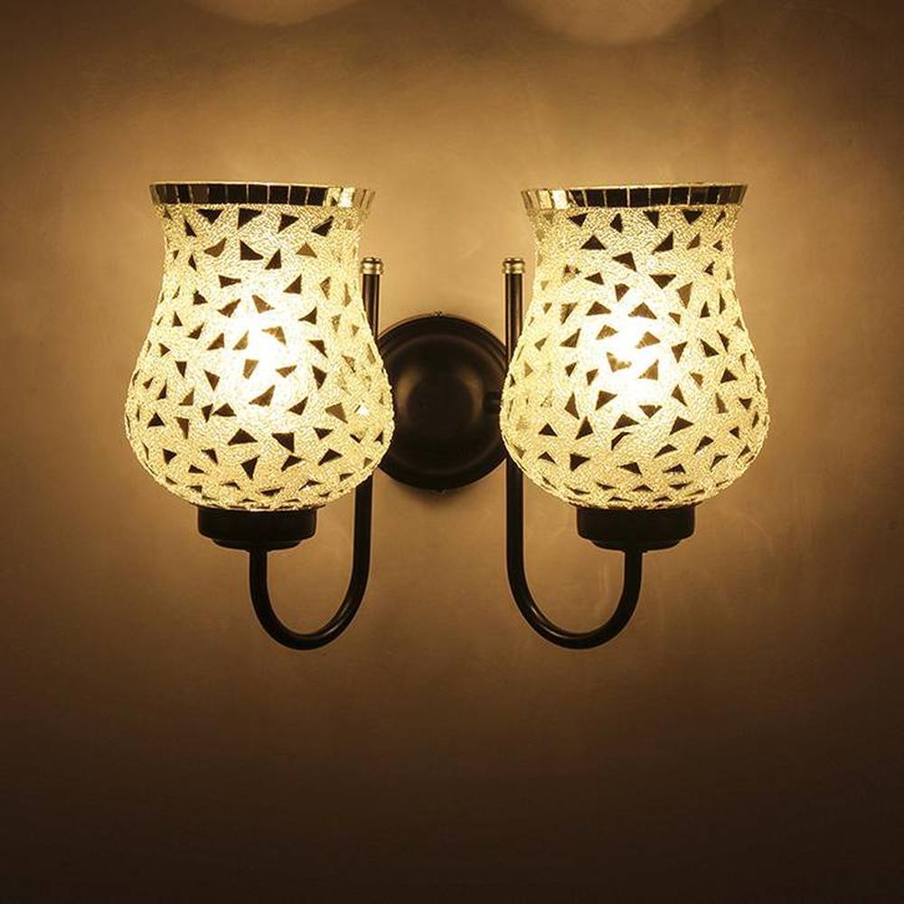 Miguel Multicolour Glass Wall Light
