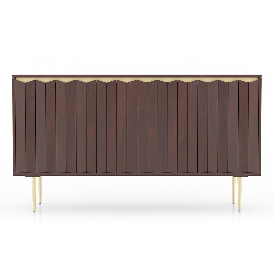 Keoni Solid Wood Sideboard in Claret Mahogany Finish