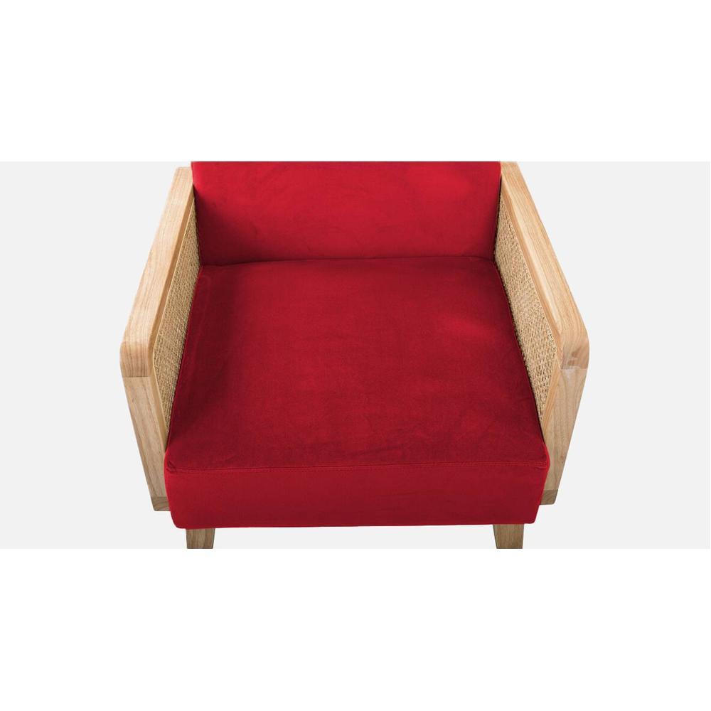 Evant Ratan Accent Chair in Red Colour