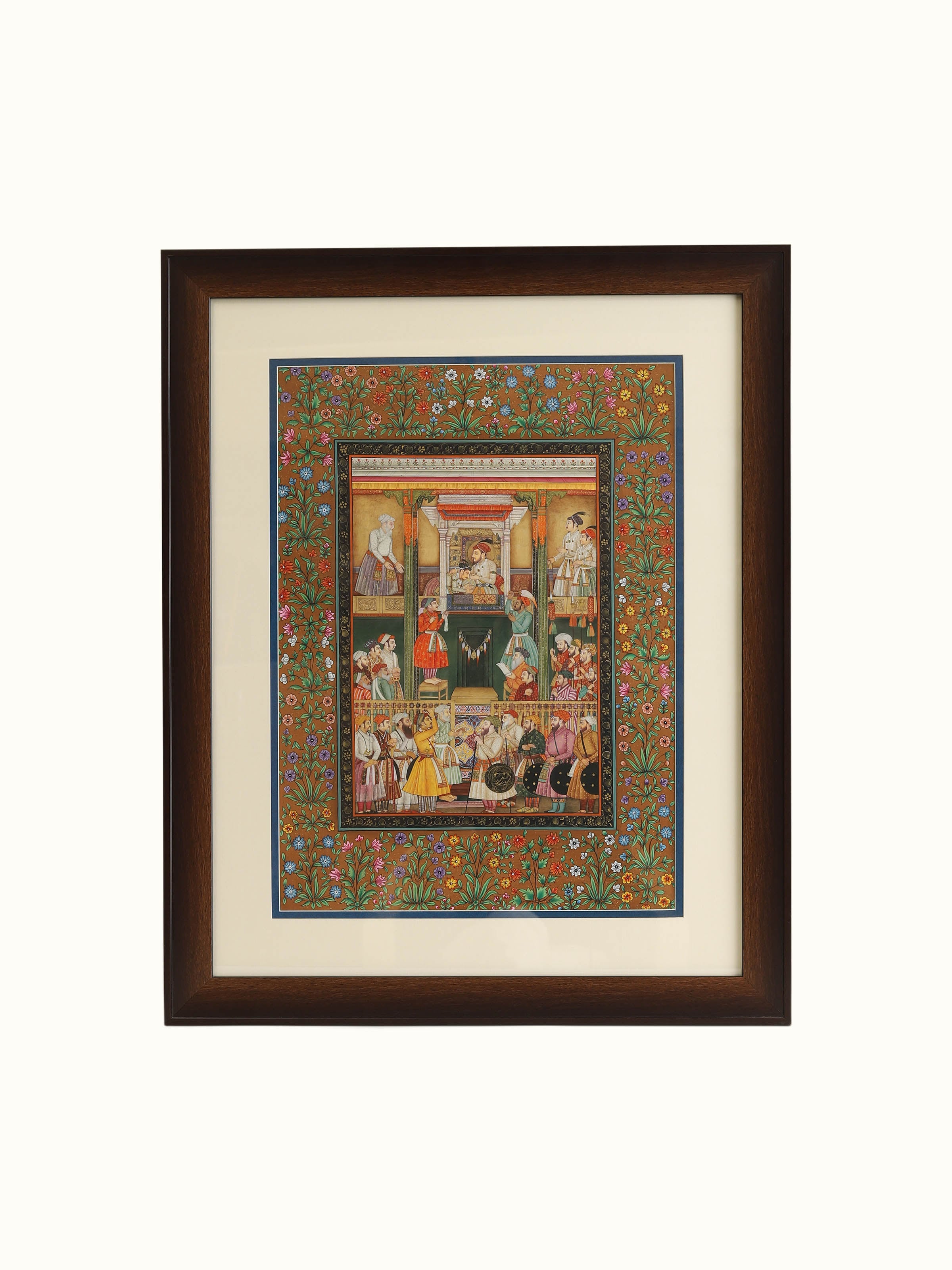 Mughal Darbar Miniature Painting