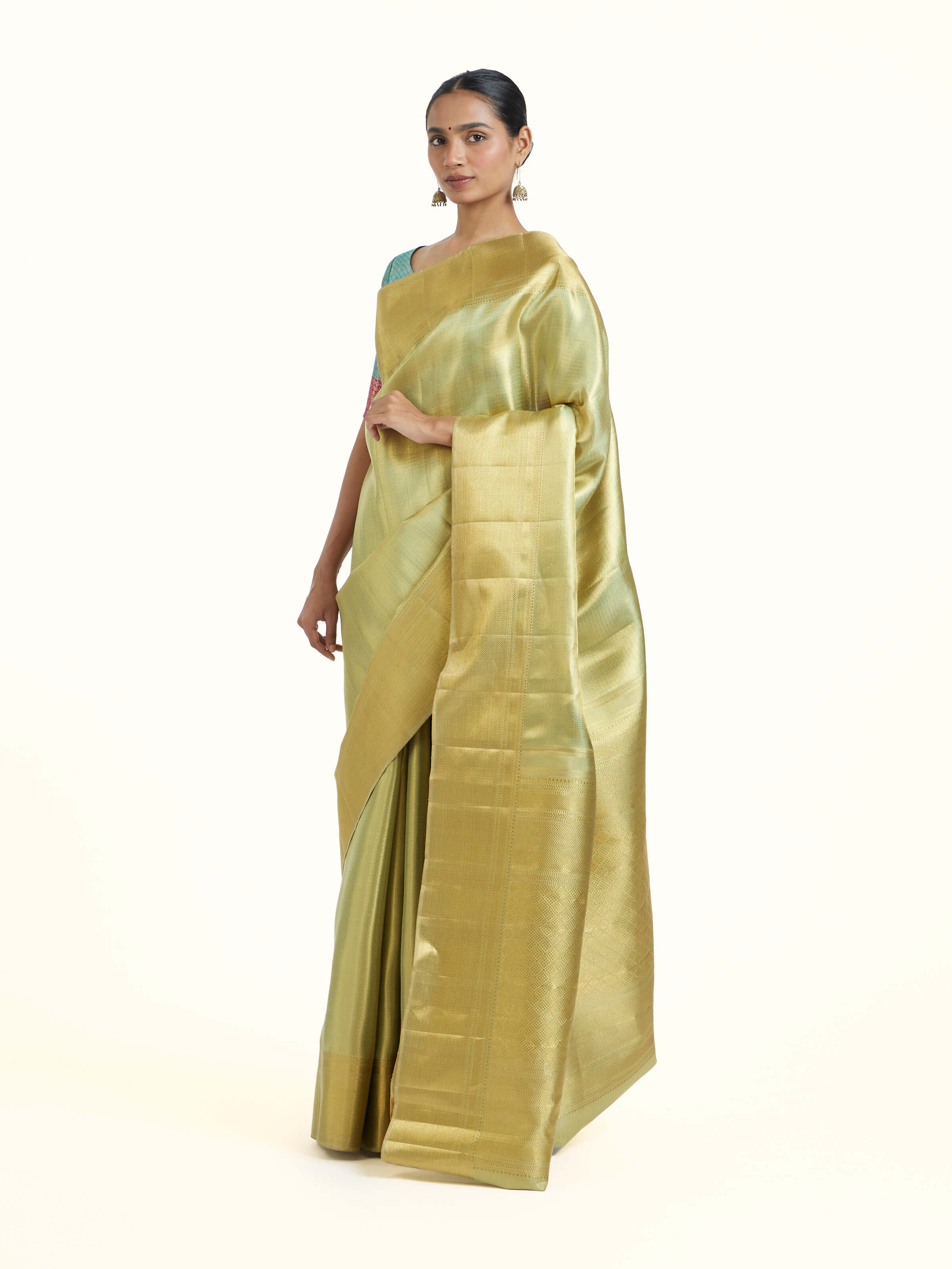 Green Kancheepuram Silk Zari Saree