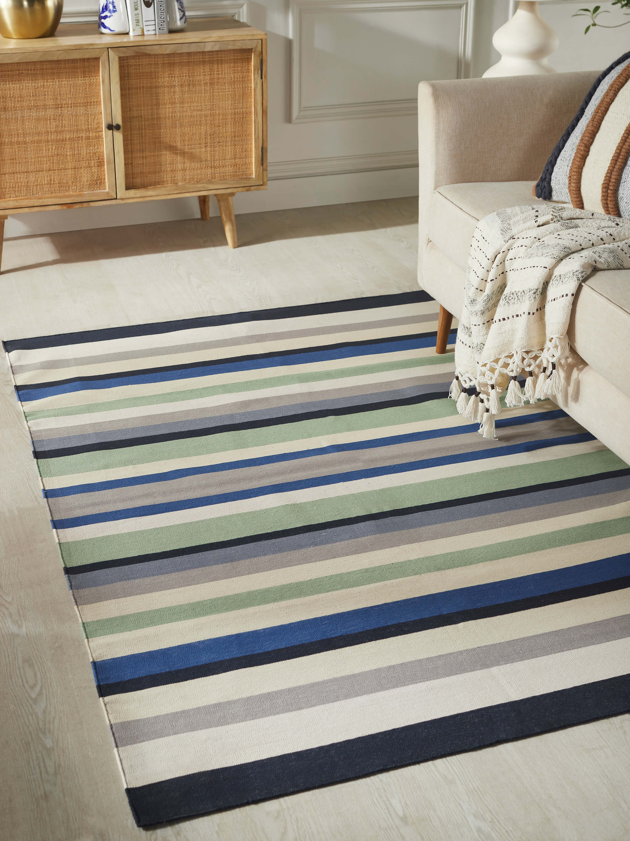 Top-down shot highlighting the fine weave and texture of the cotton fabric