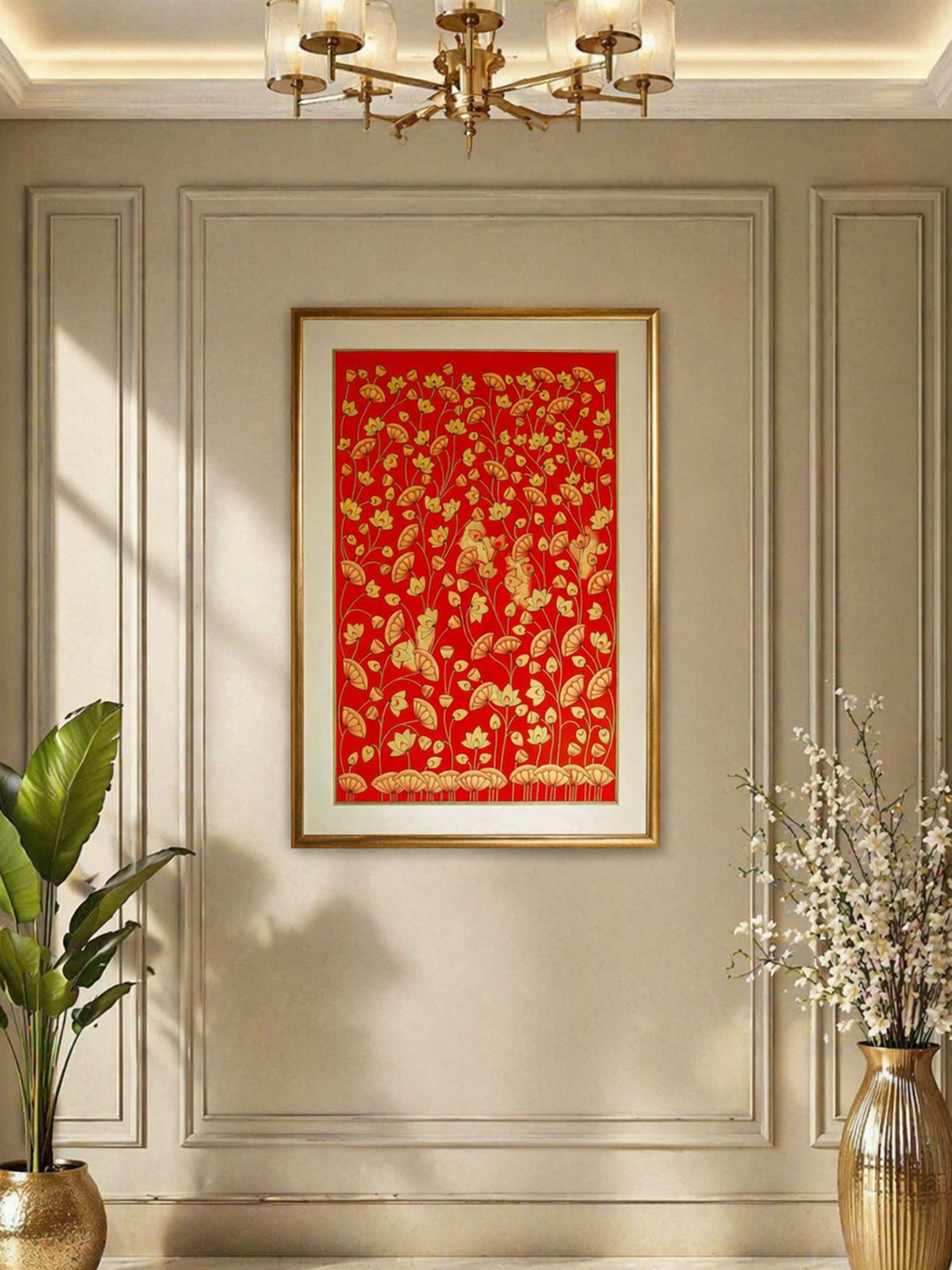 Kamalatala Pichwai Painting