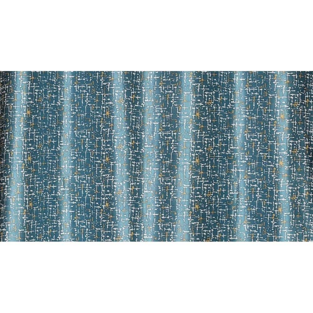 Texture Print Pack of 2 Pieces Room Darkning Window Curtains