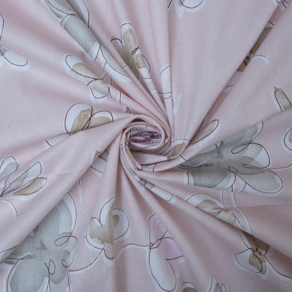 Neel Pink Floral 400 TC Cotton Fitted Super King Size Bedsheet with 2 Pillow Covers – Threads
