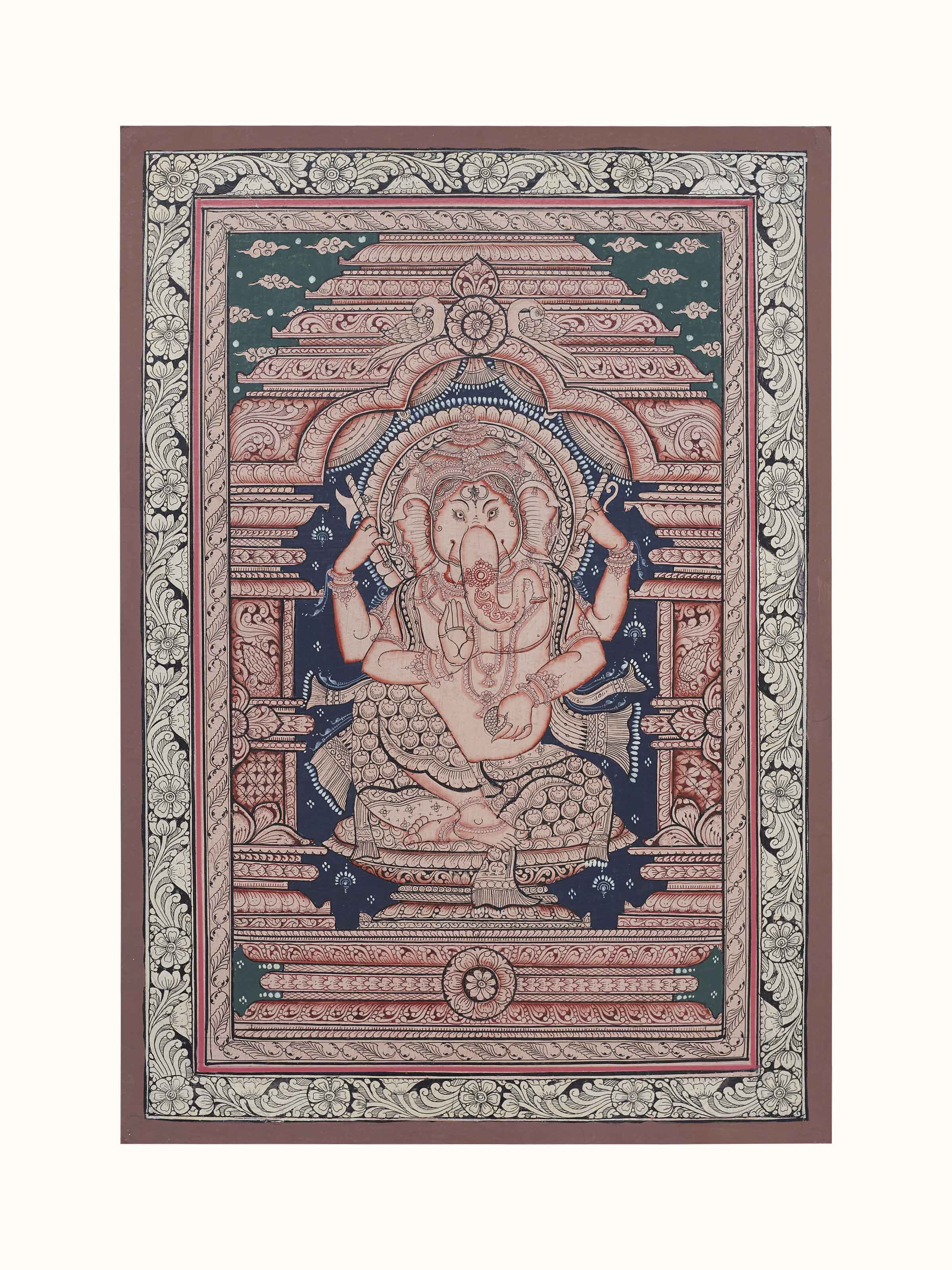 Ganesha Pattachitra Painting