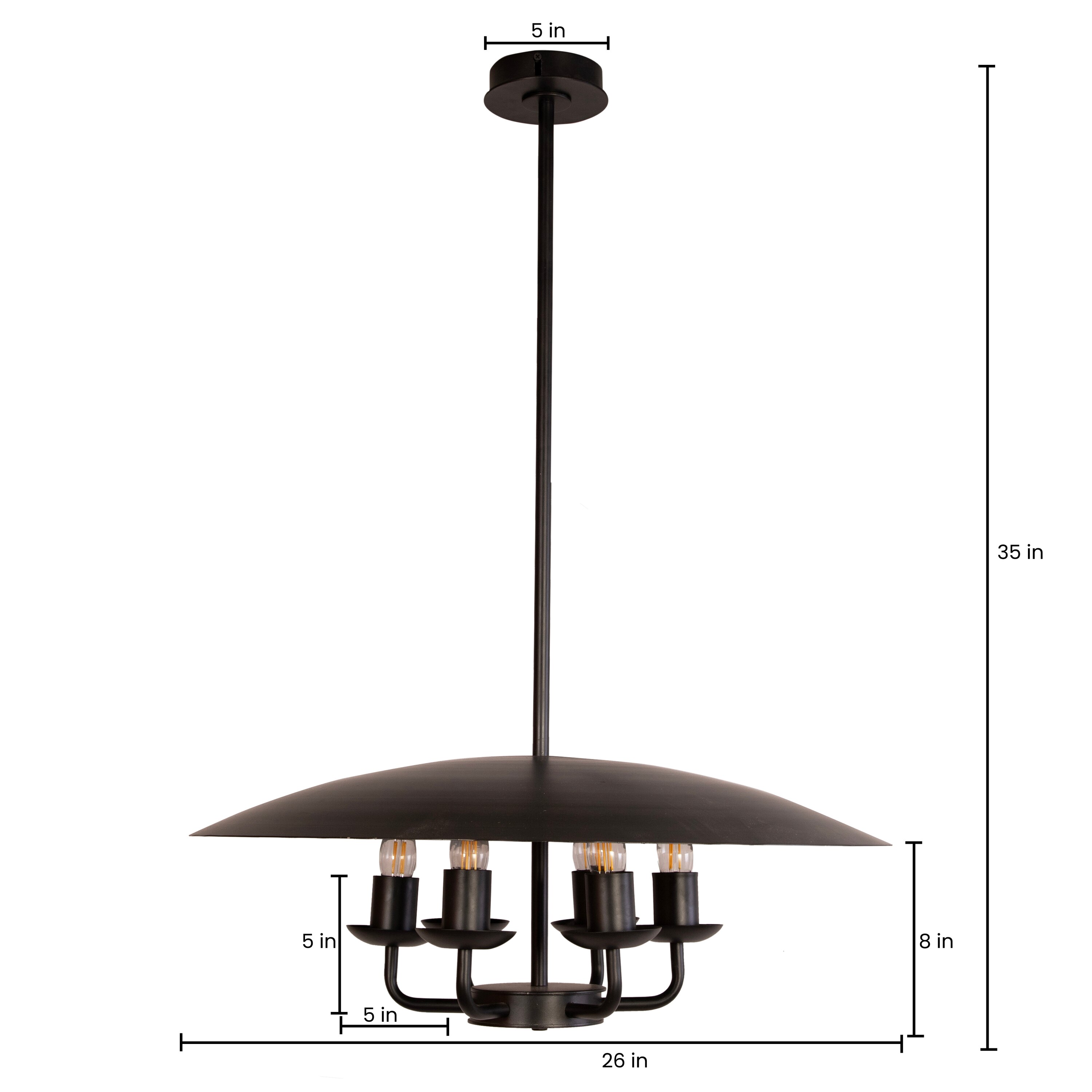 Pelican 6 Lt Chandelier By Shoppeefry