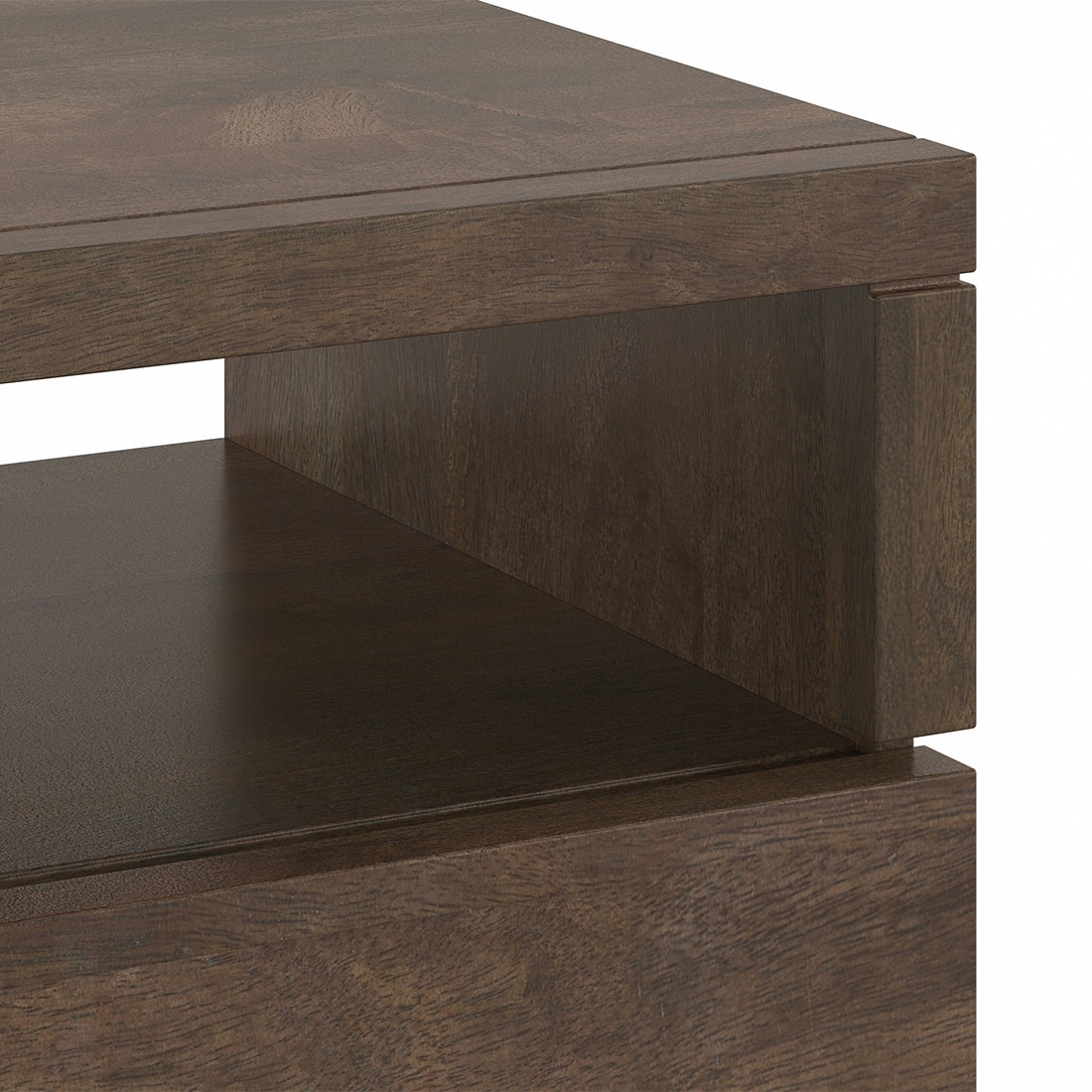 Carmond Solid Wood TV Unit in Danish Walnut Finish