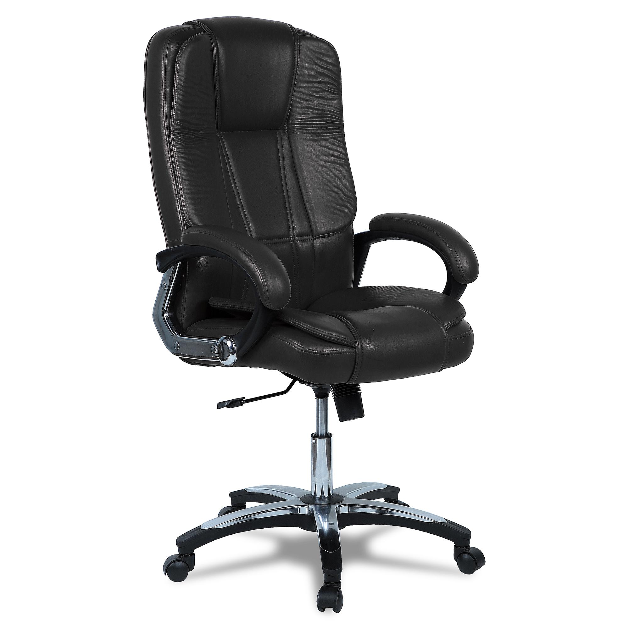 Pleash High Back Executive Chair in Black Colour