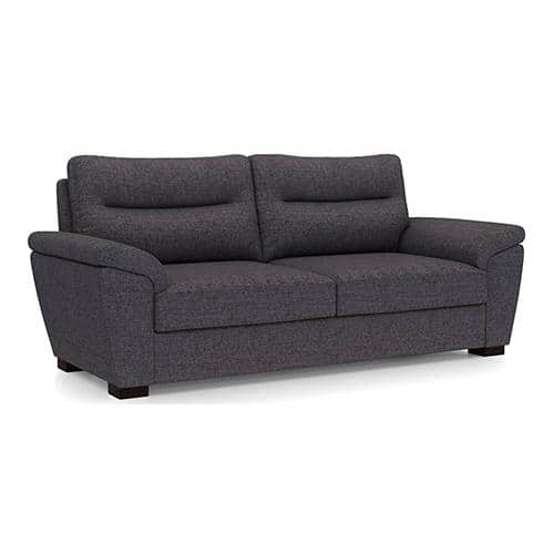 Adelaide Essential 3 Seater Fabric Sofa in Steel Colour